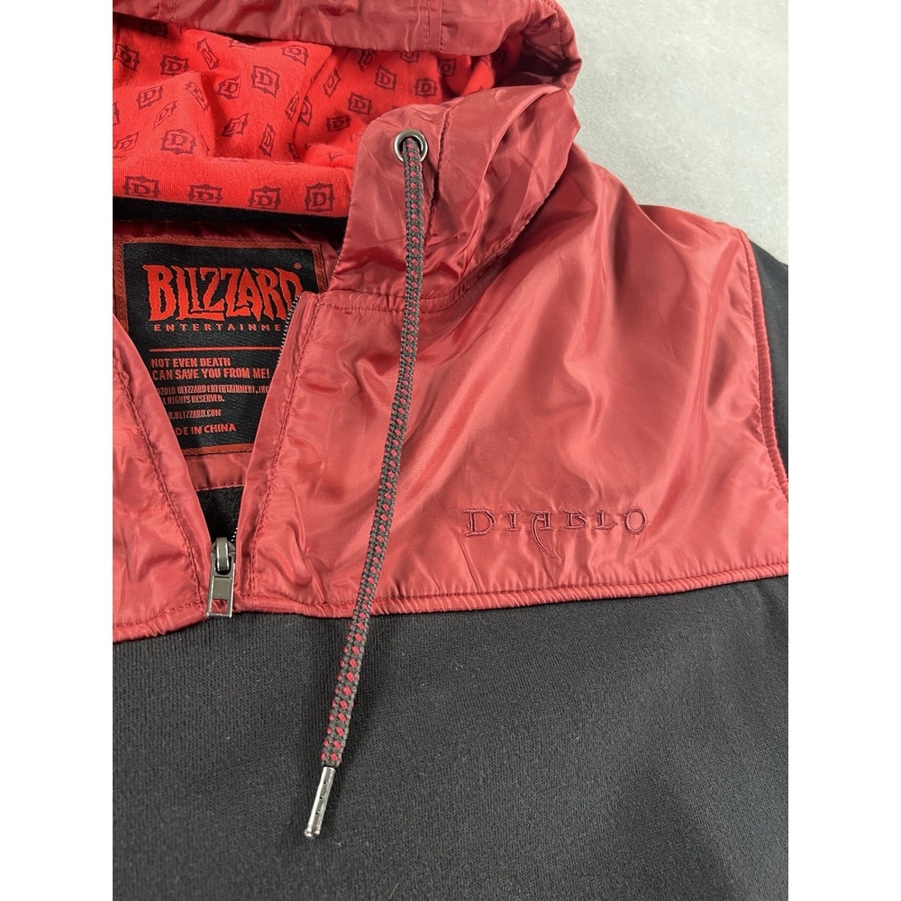 Blizzard Entertainment Diablo 2018 Video Game Sweatshirt Jacket Mens Size 2XL - Picture 2 of 10
